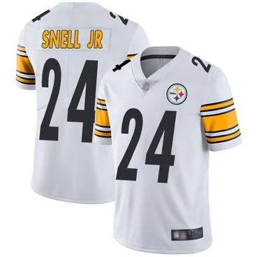 Men Pittsburgh Steelers 24 Benny Snell Jr Nike White Limited NFL Jersey